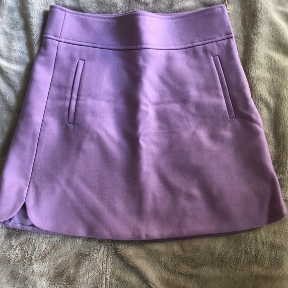 J. Crew Dresses & Skirts - J Crew Lavender Wool Skirt Size 2